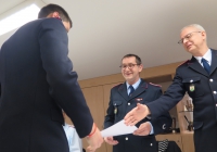 Beförderung Jan-Philip Dieckmann zum Oberfeuerwehrmann