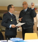 Präsentation des Ehrenzeichens des Feuerwehrverbandes